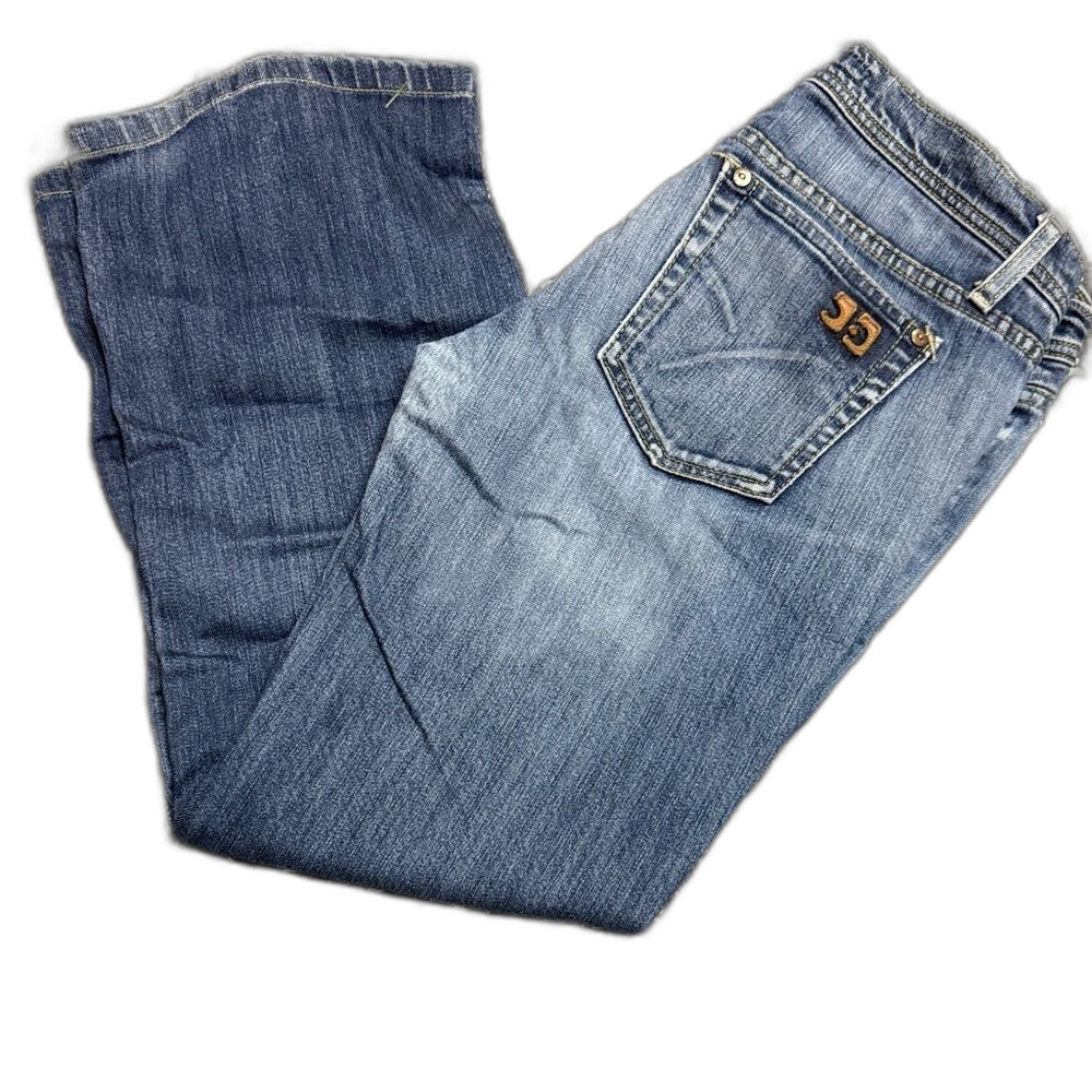 Joe's Jeans Women's Medium Blue Bootcut Denim with Pocket Emblem